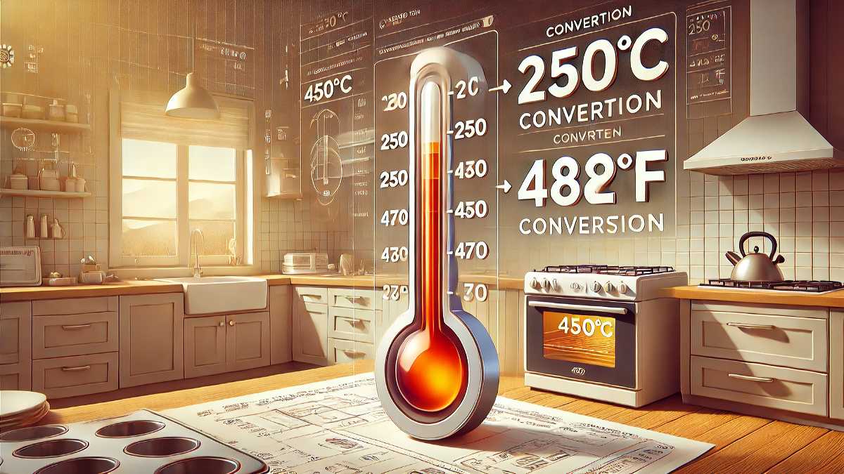 250 celsius to fahrenheit