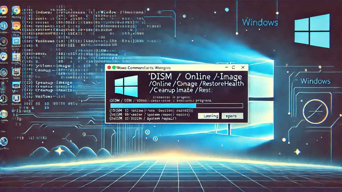 dism online cleanupimage restorehealth
