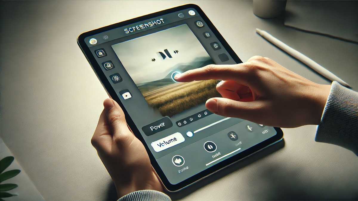 how to take a screenshot from an ipad