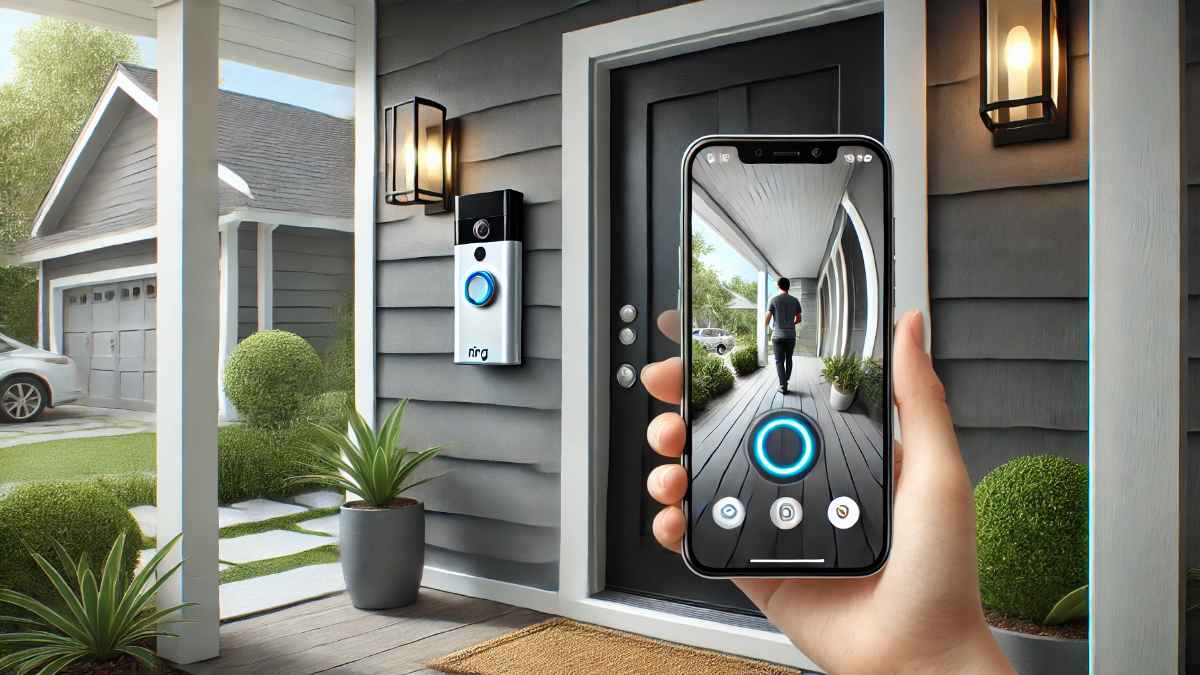 ring doorbell and camera